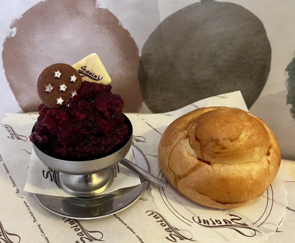 granita di gelsi neri savini bar