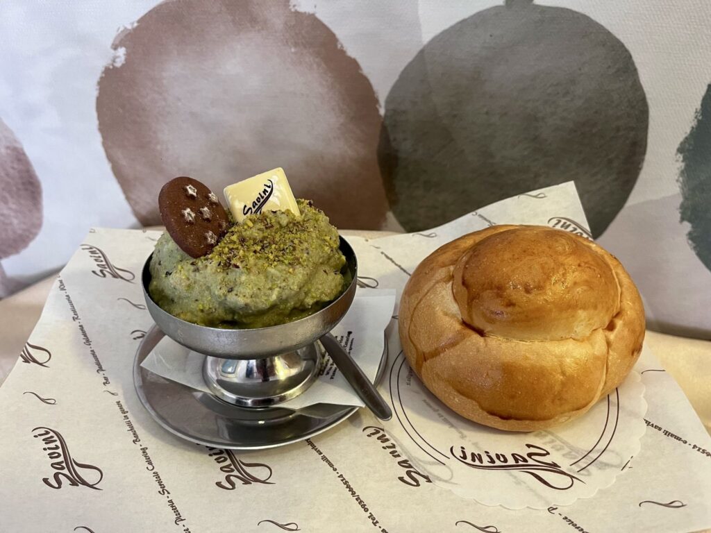granita al pistacchio savini bar