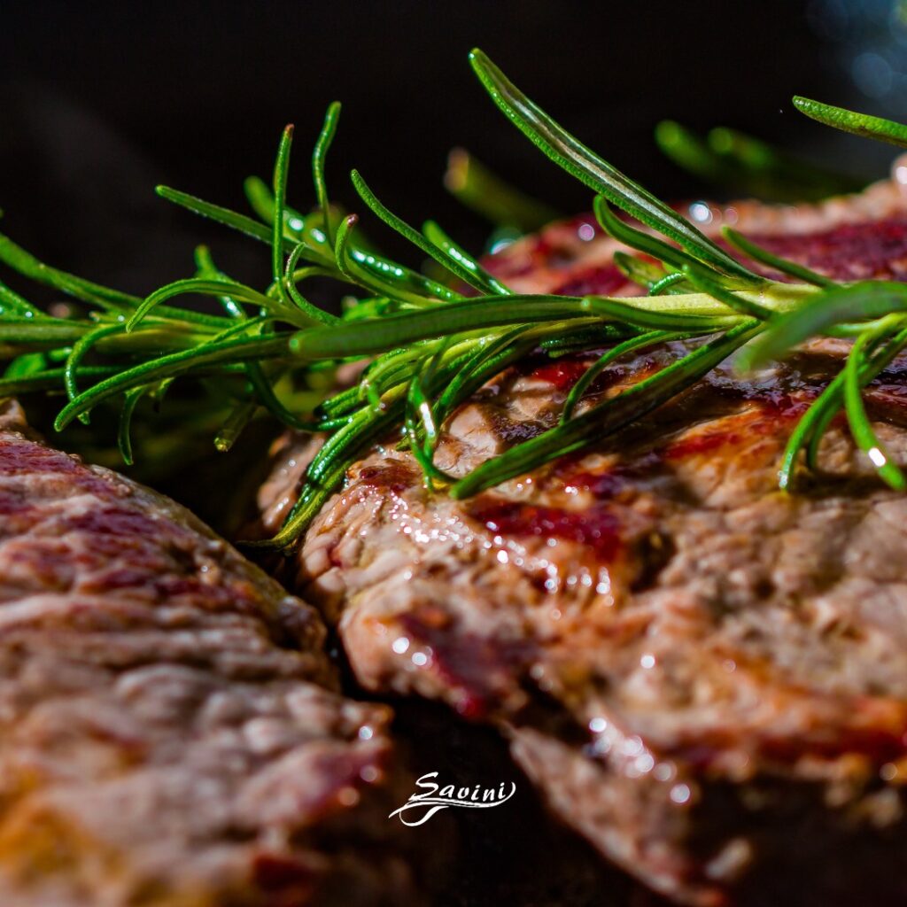 Tagliata di manzo con contorno di verdure – Ristorante Savini